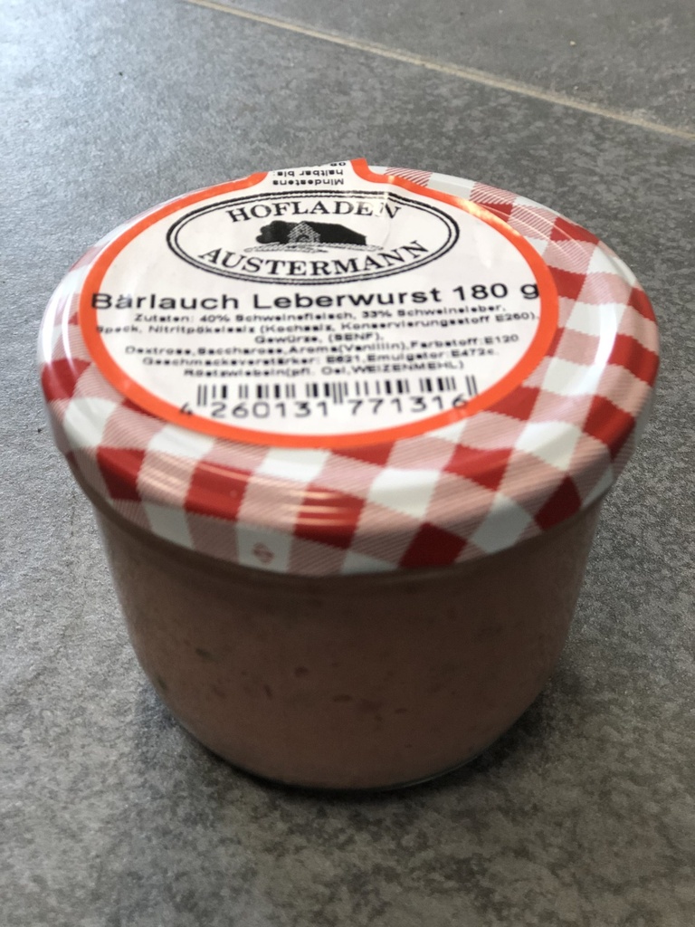 Bärlauch Leberwurst AUS 180g