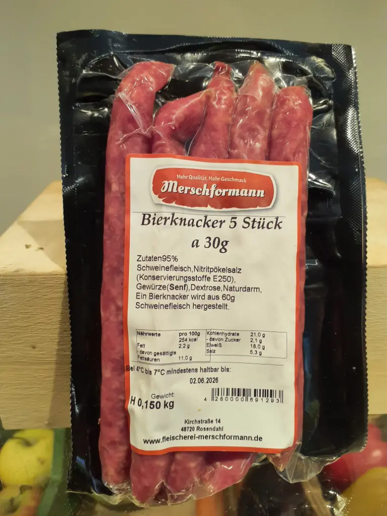 Bierknacker 5er KURZE von Merschformann