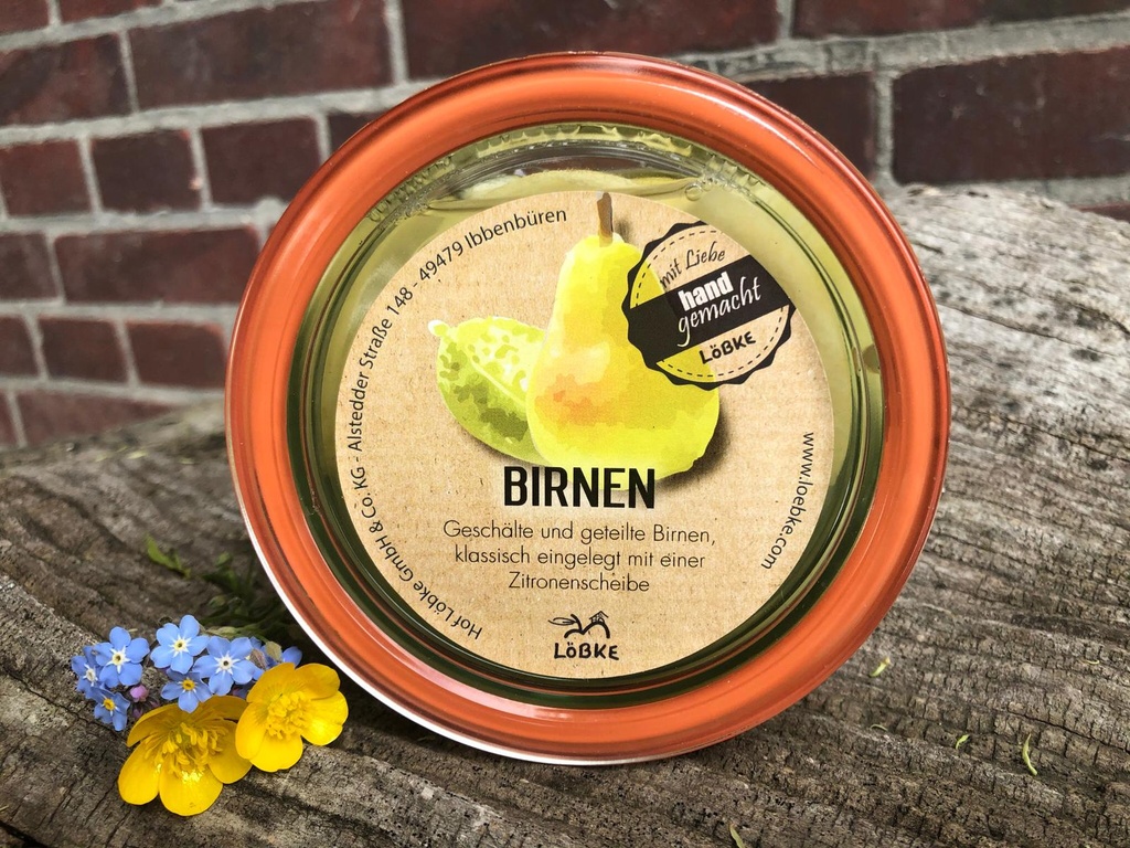 Birnen 450ml im Weckglas von Löbke