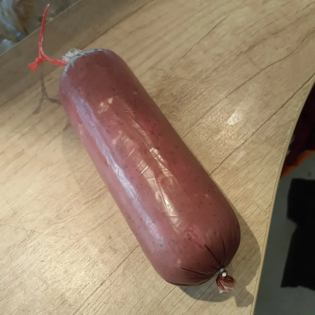 Blutwurst im Darm von Merschformann