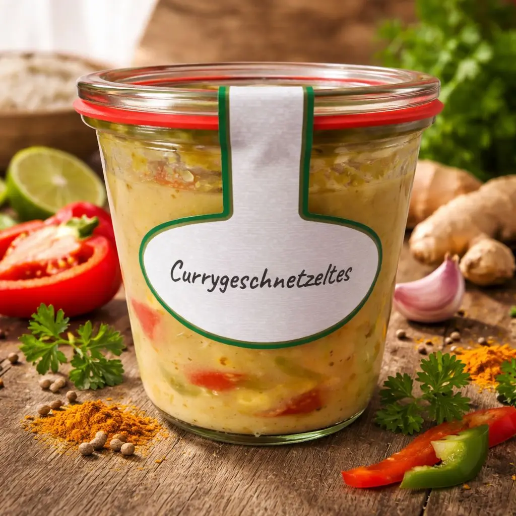 Currygeschnetzeltes im Weckglas von AUS 
