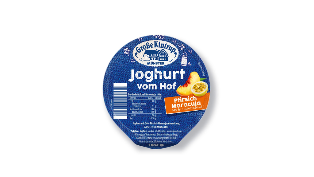 Joghurt Pfirsich Maracuja 180g