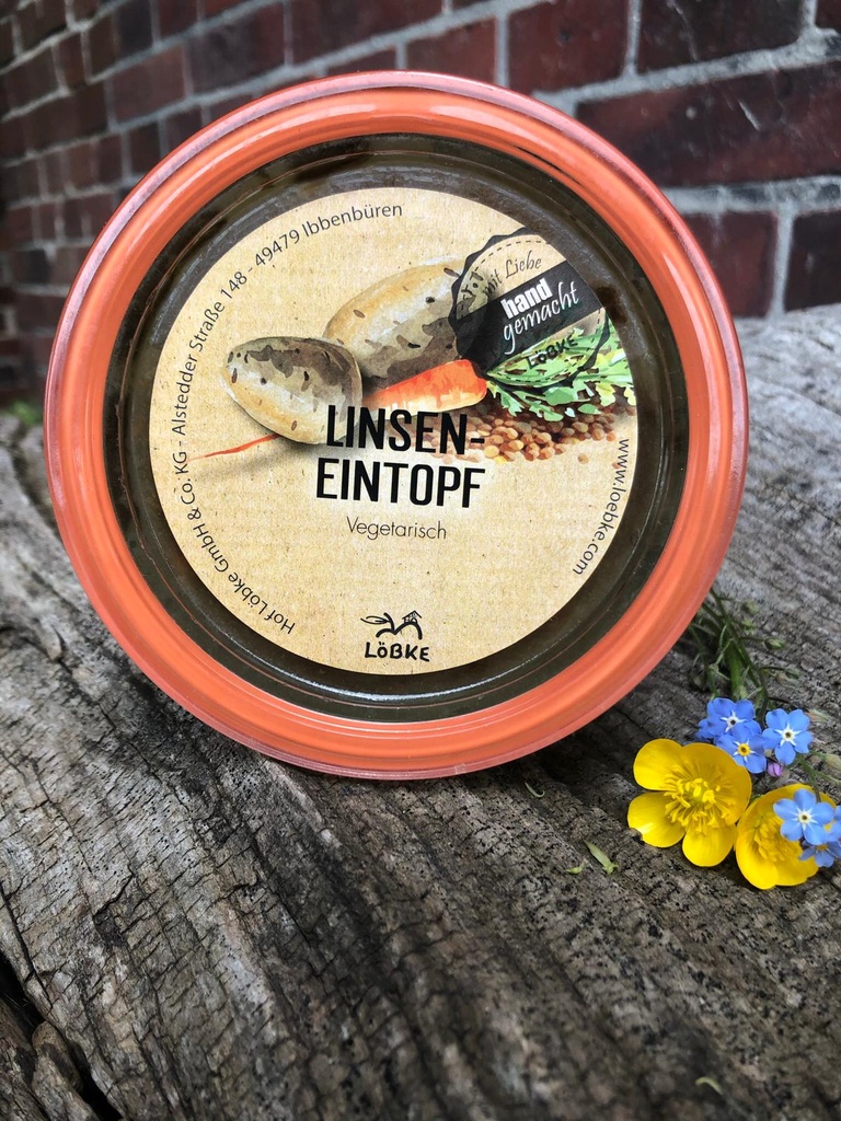 Linseneintopf vegetarisch  580ml von Löbke