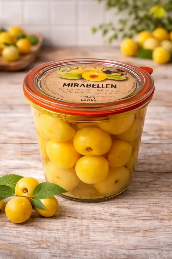 Mirabellen 580ml im Weckglas von Löbke