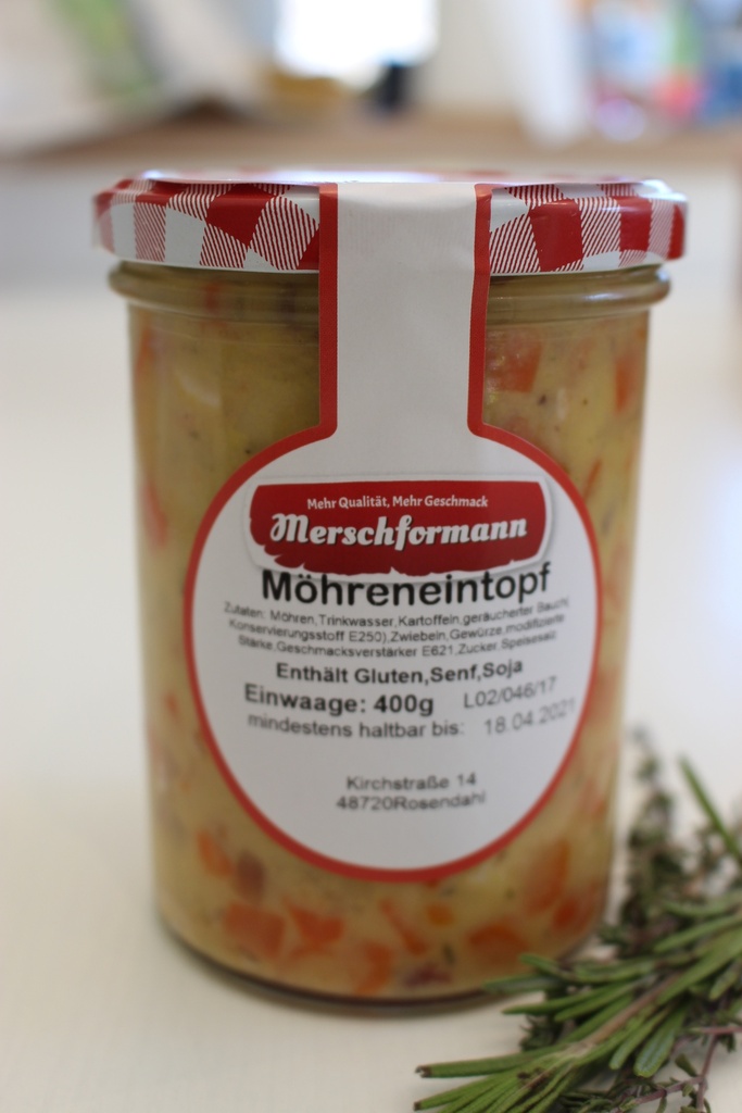 Möhreneintopf im Glas 400g von Merschformann 