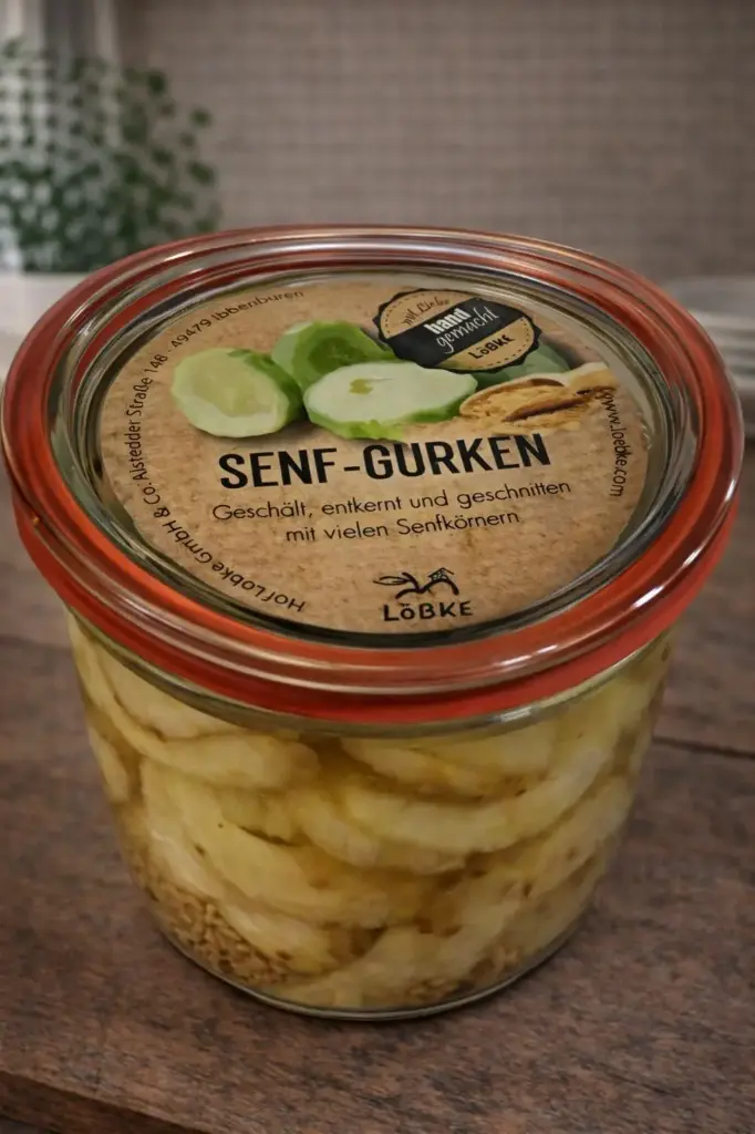Senfgurken 0,5l von AUS 