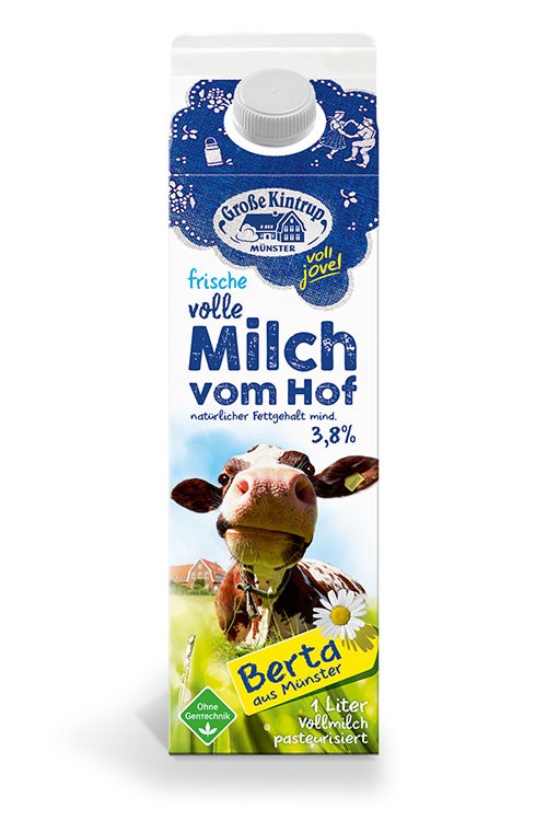 B Vollmilch 3,8%, 1L