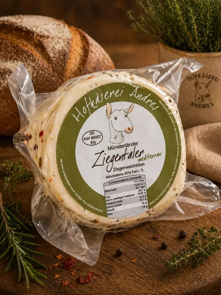 Ziegentaler mediterran ca. 200g