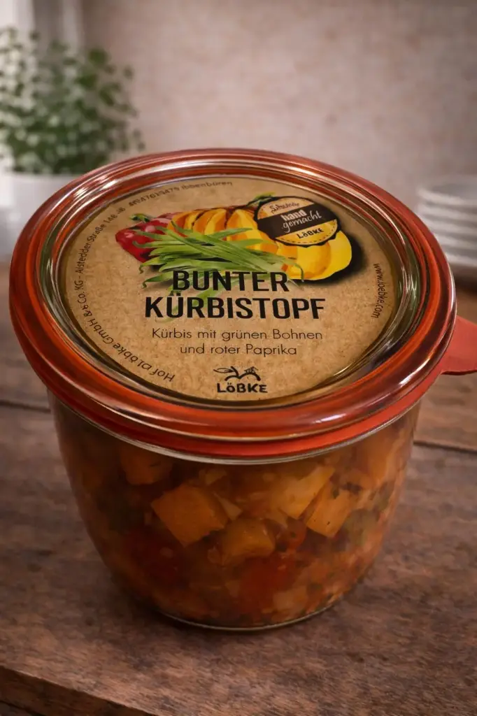 Bunter Kürbistopf 580ml von Löbke  