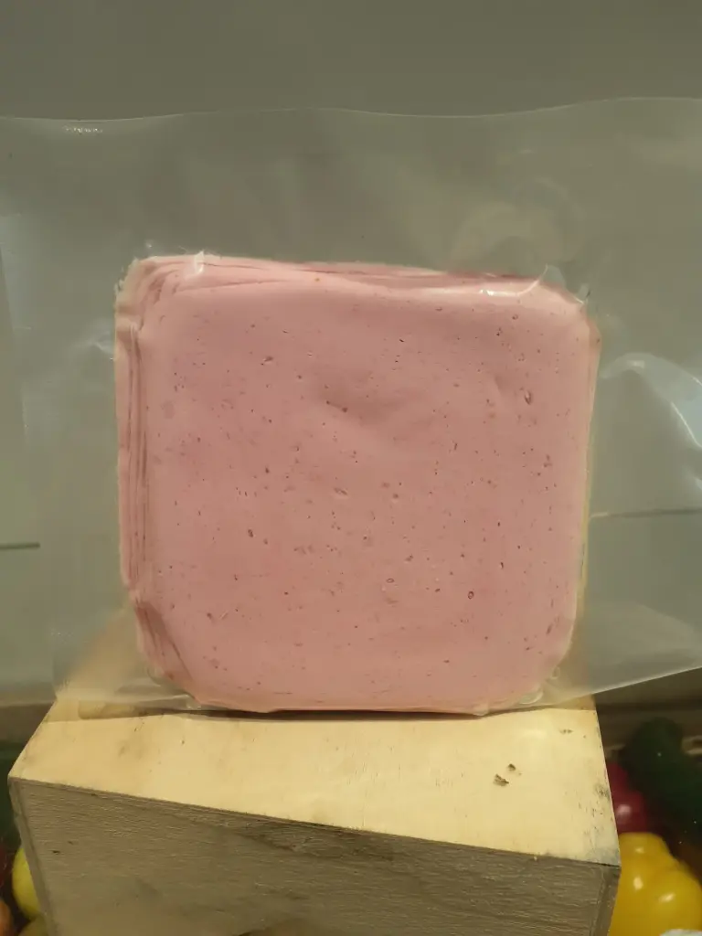 Schinkenwurst verpackt und geschnitten 100g von Merschformann 
