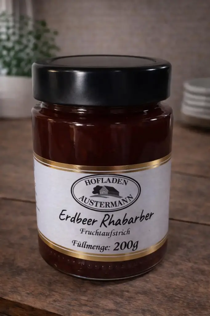 Erdbeere-Rhabarber Fruchtaufstrich von AUS  