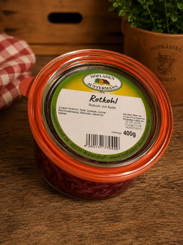 Rotkohl 0,4 l von AUS 