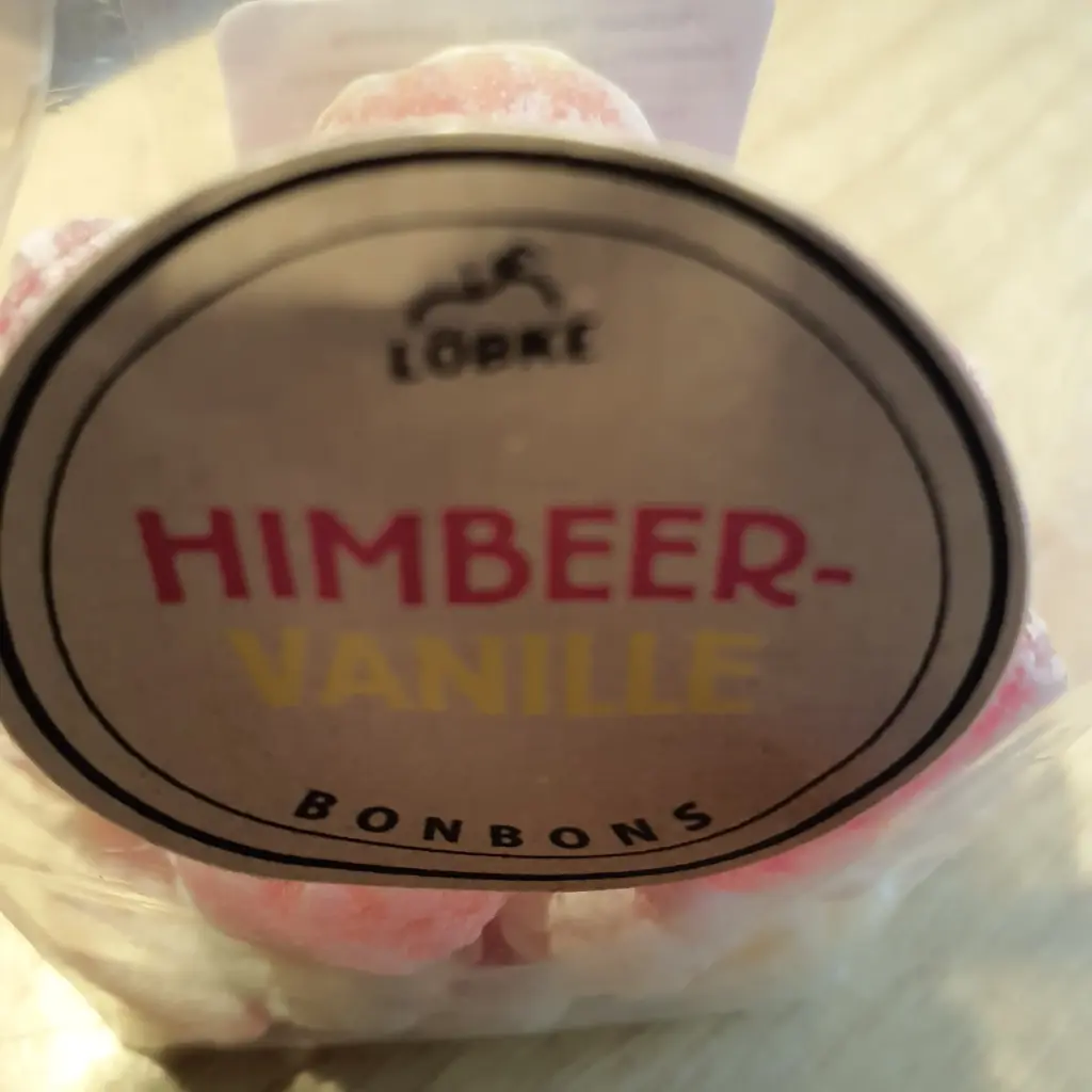 Bonbons Himbeer-Vanille 100g Tüte von Löbke