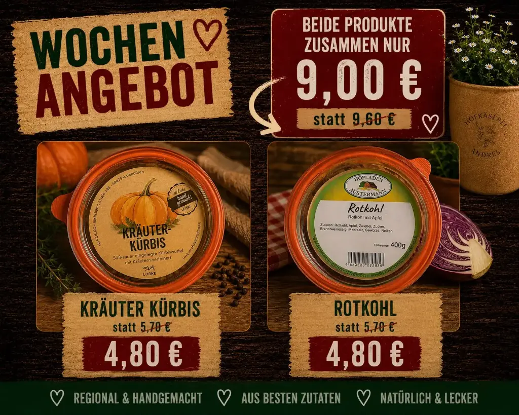 Kräuter Kürbis & Rotkohl Paket