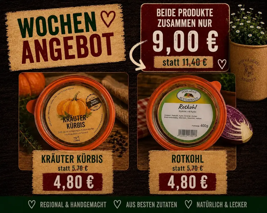 Kräuter Kürbis & Rotkohl Paket
