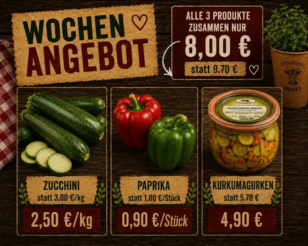 Knackiges Wochen-Trio (Paket)