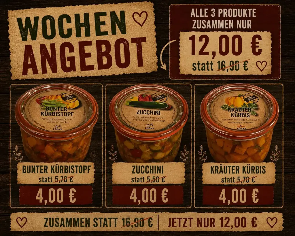 Das eingelegte Dreamteam Paket