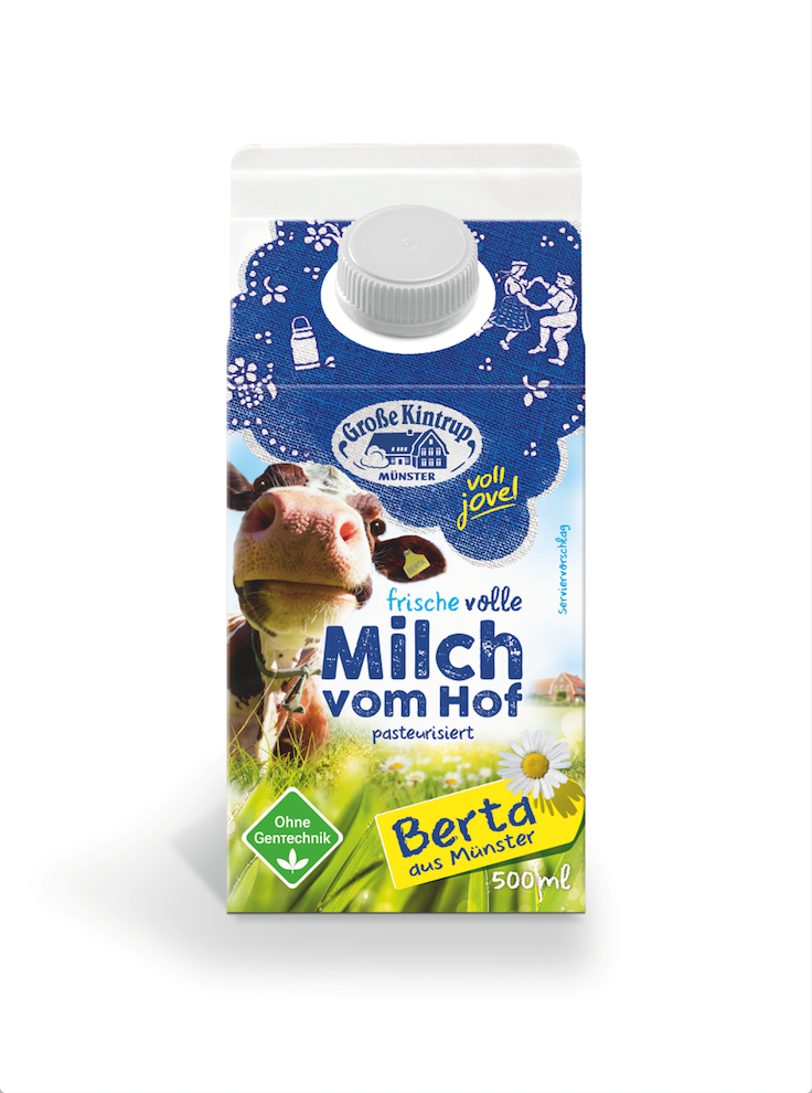 Vollmilch 3,8%, 0,5L