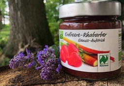 Erdbeere-Rhabarber Aufstrich 225g BIO VEGAN