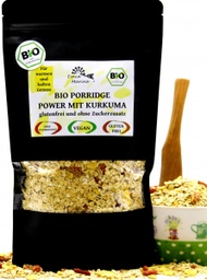 Bio Porridge Power mit Kurkuma. glutenfrei 350g