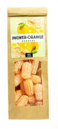 Ingwer-Orange Kräuterbonbons 100g Tüte von Löbke