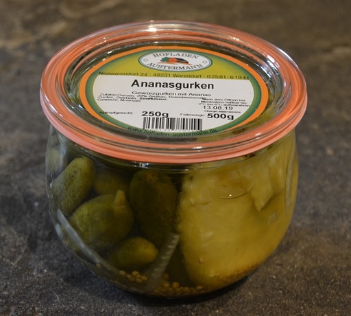 Ananasgurken 0,5 l von AUS