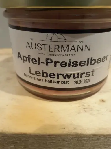 Apfel Preiselbeer Leberwurst AUS 180g