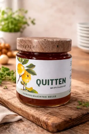 Quitten Gelee 225g im Weckglas von Löbke