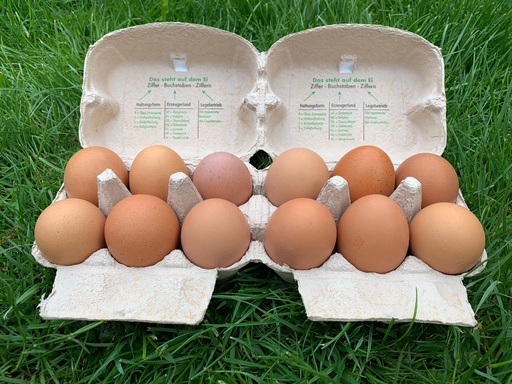 Bodenhaltung-Eier M Braun 6er