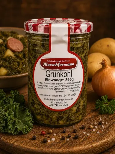 Grünkohleintopf im Glas 400g von Merschformann 