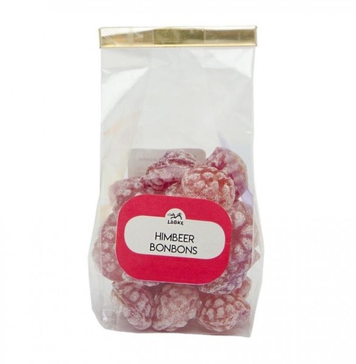 Himbeer Bonbons 100g Tüte von Löbke
