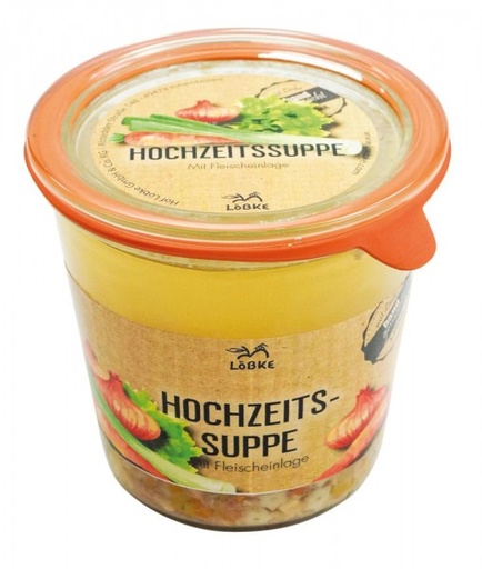 Hochzeitssuppe mit Fleischeinlage 580ml von Löbke