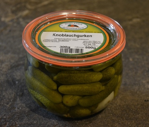 Knoblauchgurken 0,5l von AUS