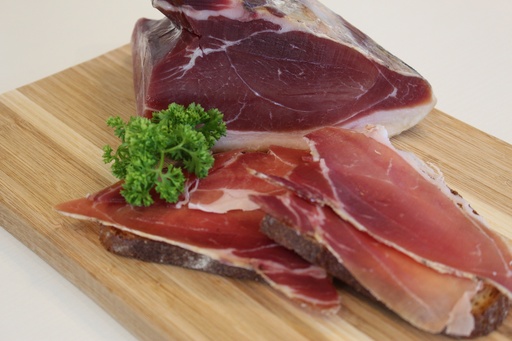 Knochenschinken verpackt in Scheiben von Merschformann 