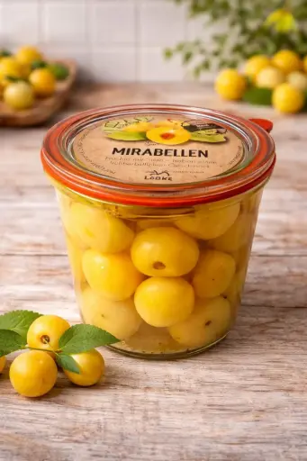 Mirabellen 580ml im Weckglas von Löbke