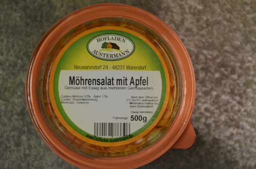 Möhrensalat 0,5 l von AUS 