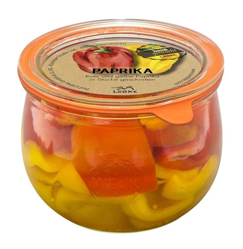 Paprika 580ml im Weckglas von Löbke