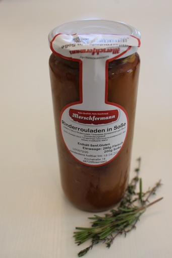 Rinderrouladen mit Soße im Glas 480g von Merschformann 