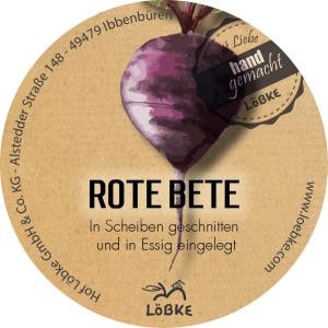 Rote Beete 580ml im Weckglas von Löbke