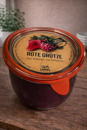 Rote Grütze 580ml im Wecklgas von Löbke