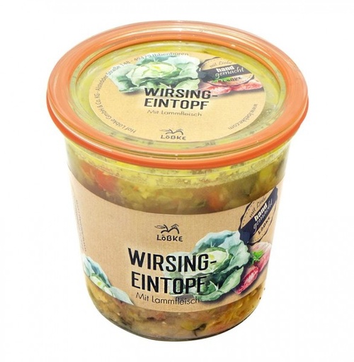 Wirsingeintopf mit Lammfleisch 580ml von Löbke