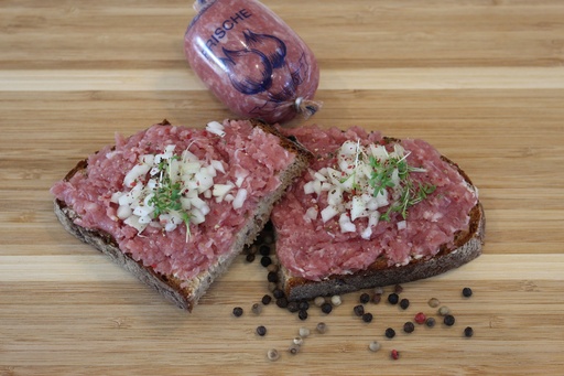 Zwiebelmettwurst frisch 80g von Merschformann 