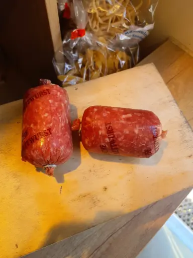 Zwiebelmettwurst frisch 80g von Merschformann 