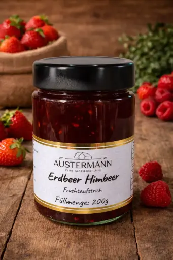 Erdbeer Himbeer Marmelade von AUS 
