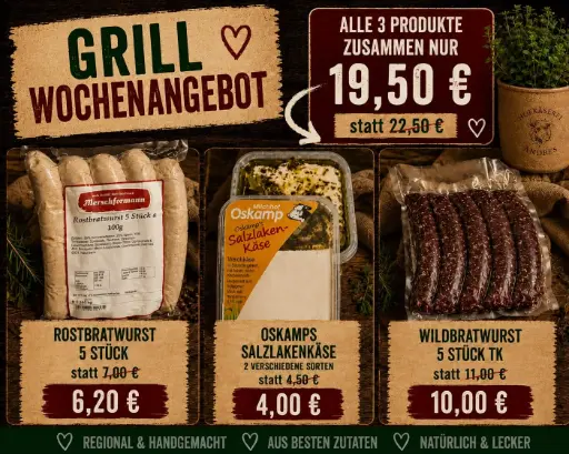 Grillzeit bei Bauer Melchior Paket